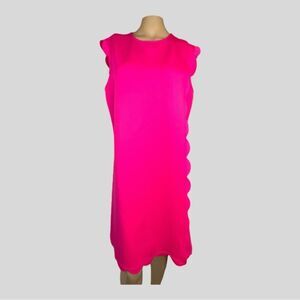 Ted Baker Pink Scallop Hem Sleeveless Dress Size 5 T (US 12T)